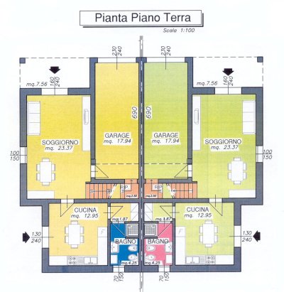 Pianta Appartamento tipo B